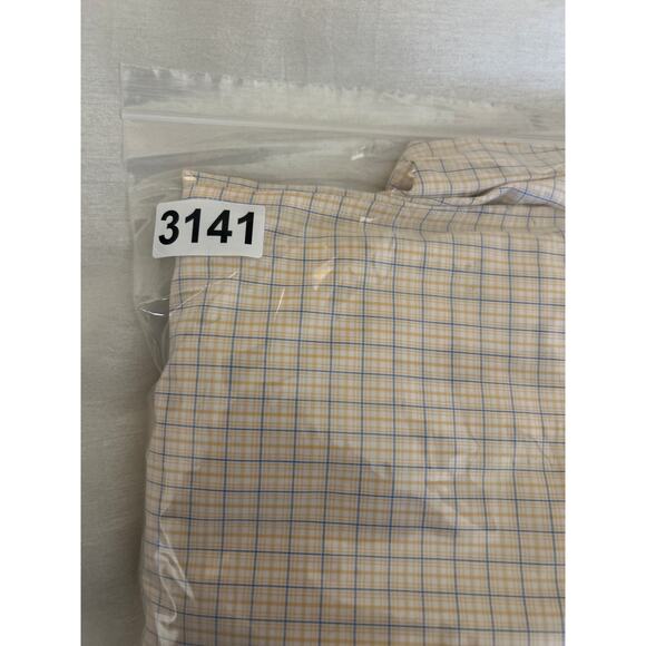 Brooks Brothers Mens Shirt S Yellow Check Button Up Preppy Classic Office Travel - Picture 11 of 11